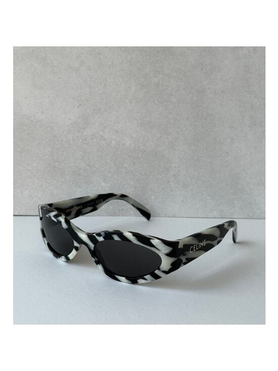 NEW Celine CL40288I Monochroms Zebra Wrap Sunglasses main image 2